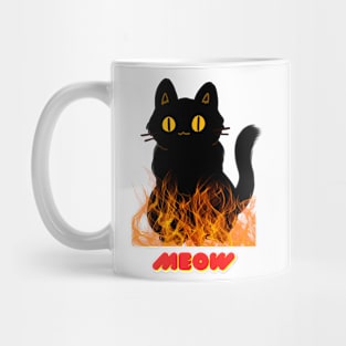 FIRE CAT Mug